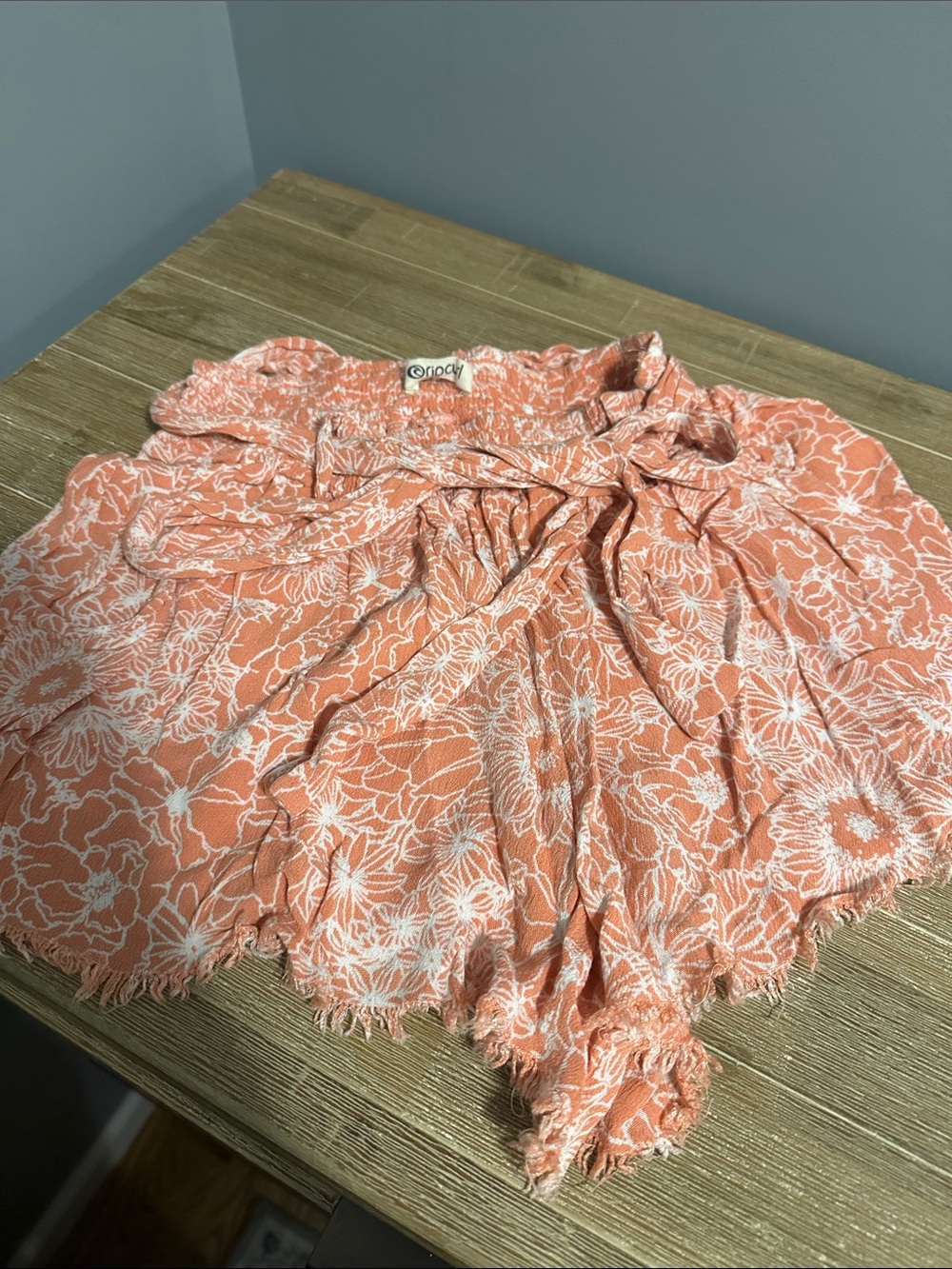 Rip Curl Peach Floral Print Women’s Shorts
